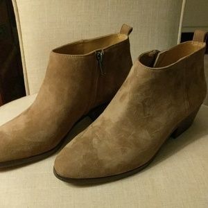 J Crew suede bootie.